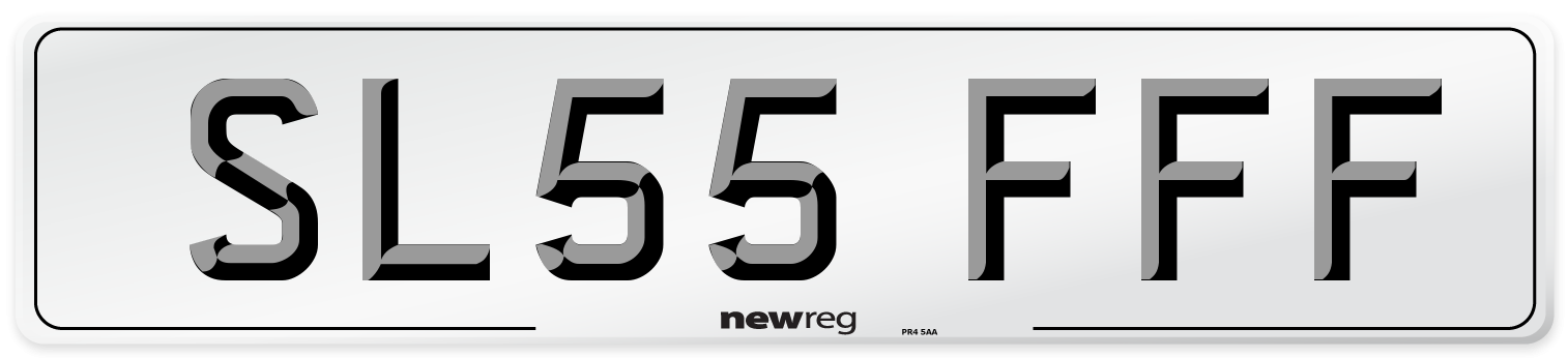 SL55 FFF Number Plate from New Reg